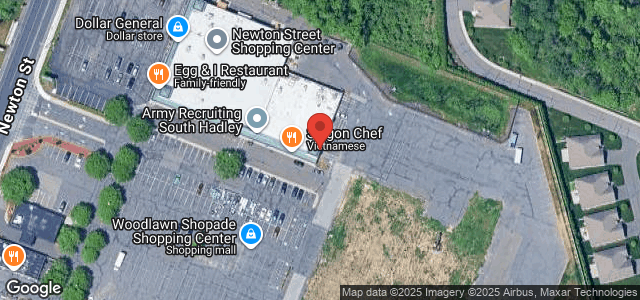 Map showing a red pin which marks the location the photo was taken