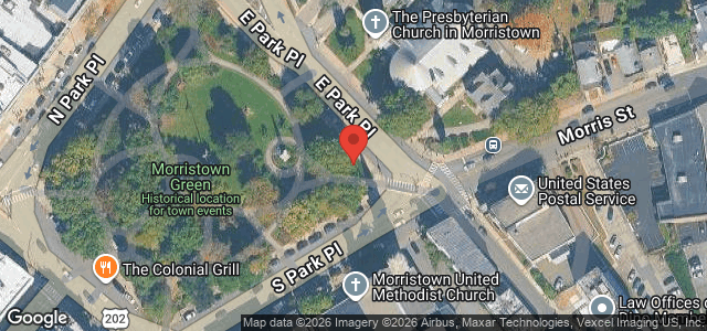 Map showing a red pin which marks the location the photo was taken