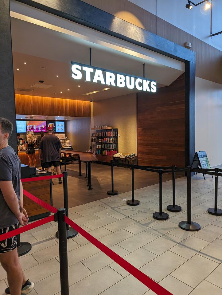 Starbucks inside the New Baltimore Service Plaza